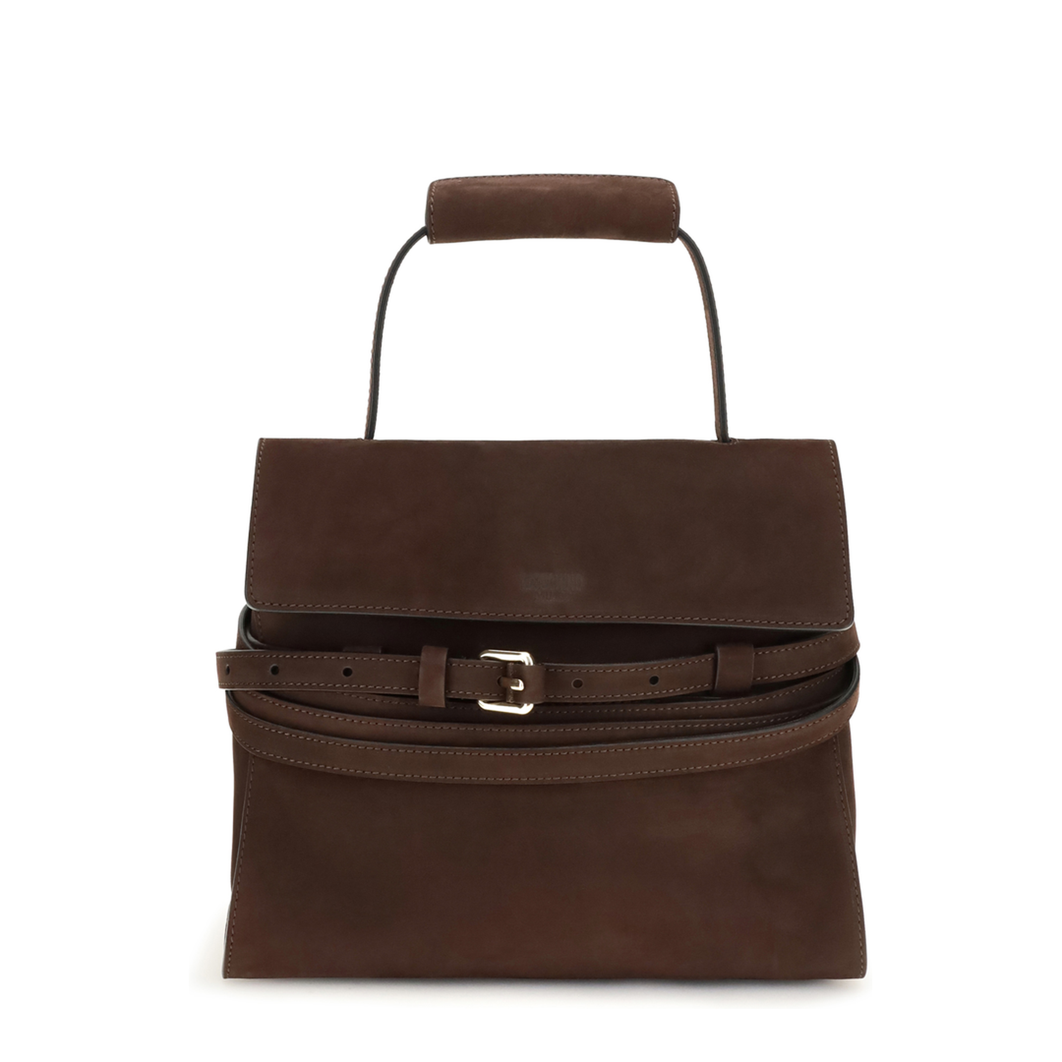 MAYFEYR - Moschino - Handbag Nabuk Cioccolato - MC4022PP1POJ0