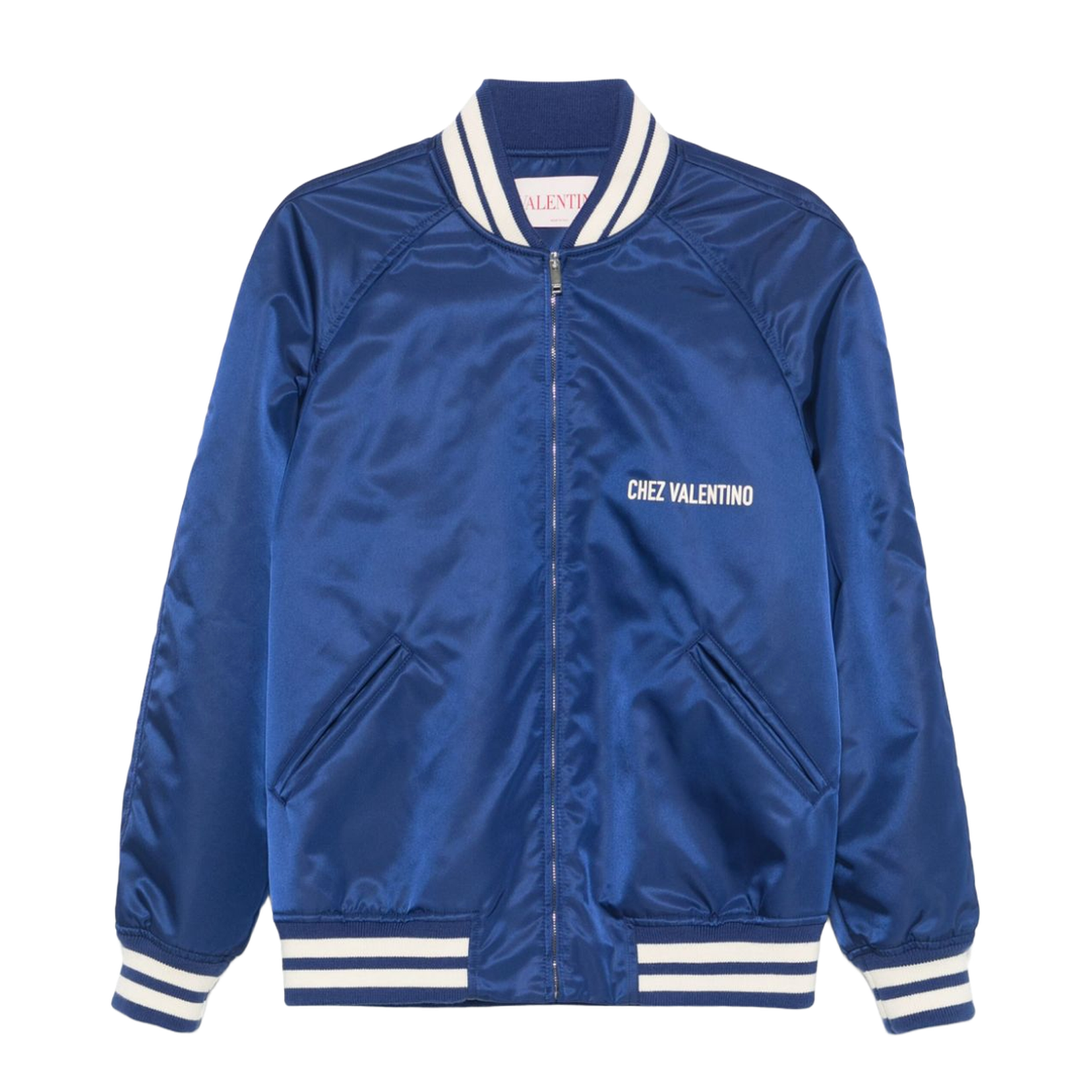 Royal Blue Front Zip Jacket