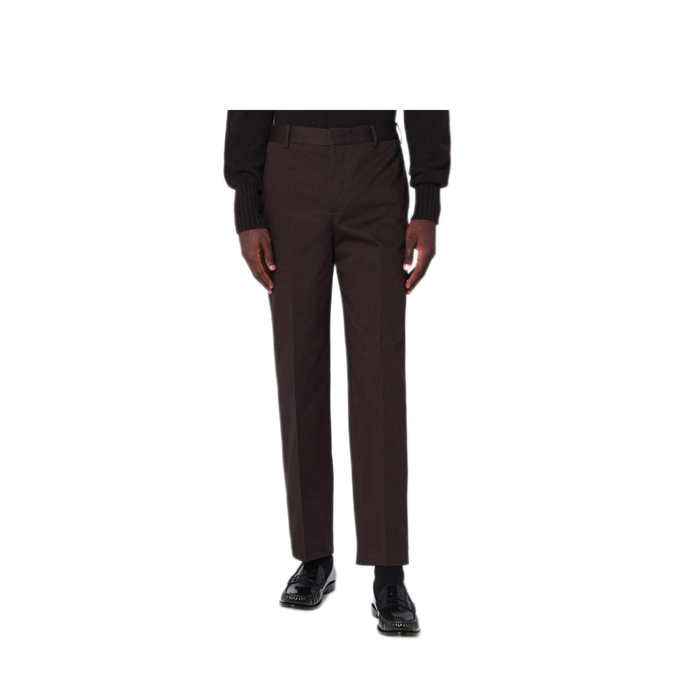 MAYFEYR - PT Torino - Brown Cotton Trousers - COASDSZ00REWSD760180
