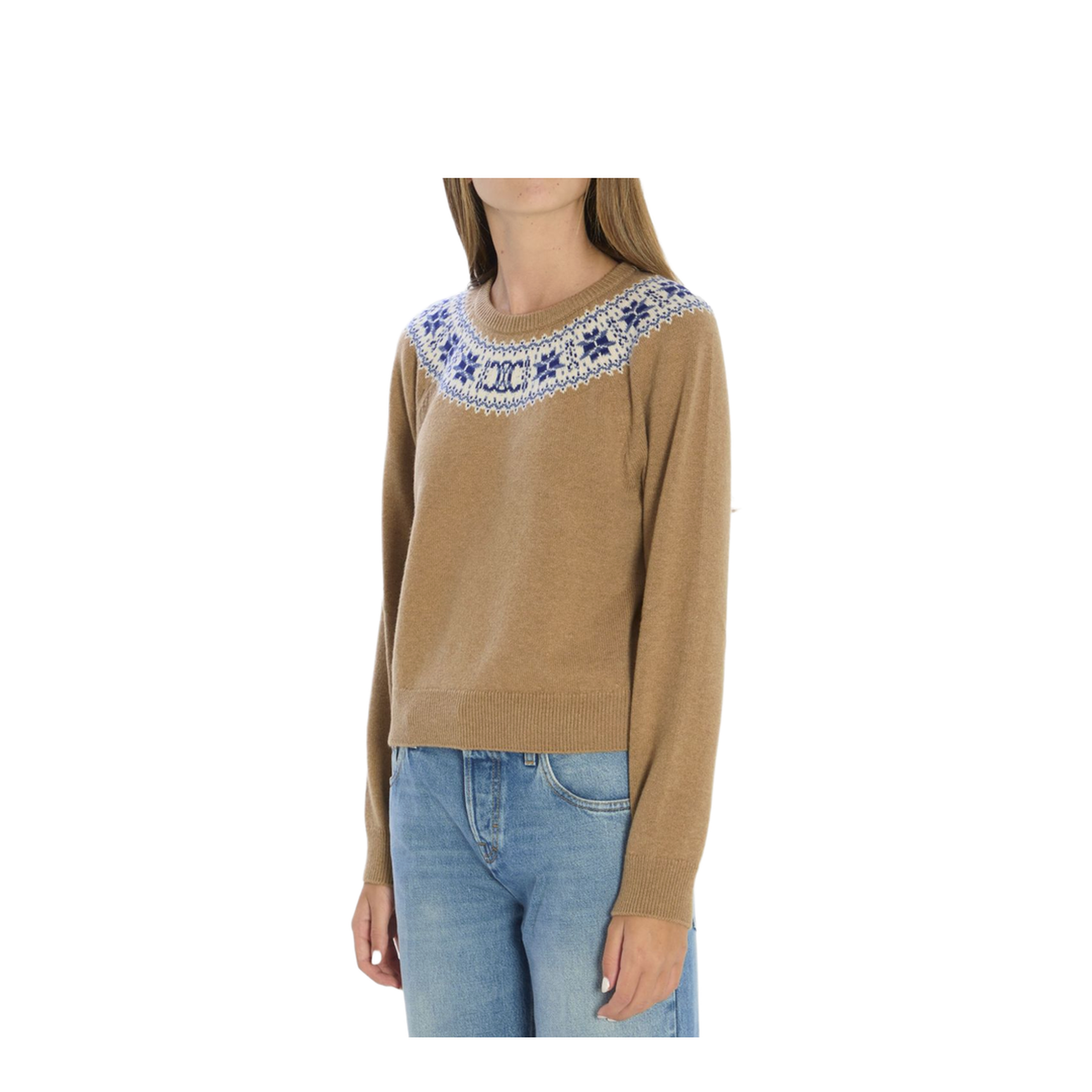 Fair Isle Knitwear Sweater