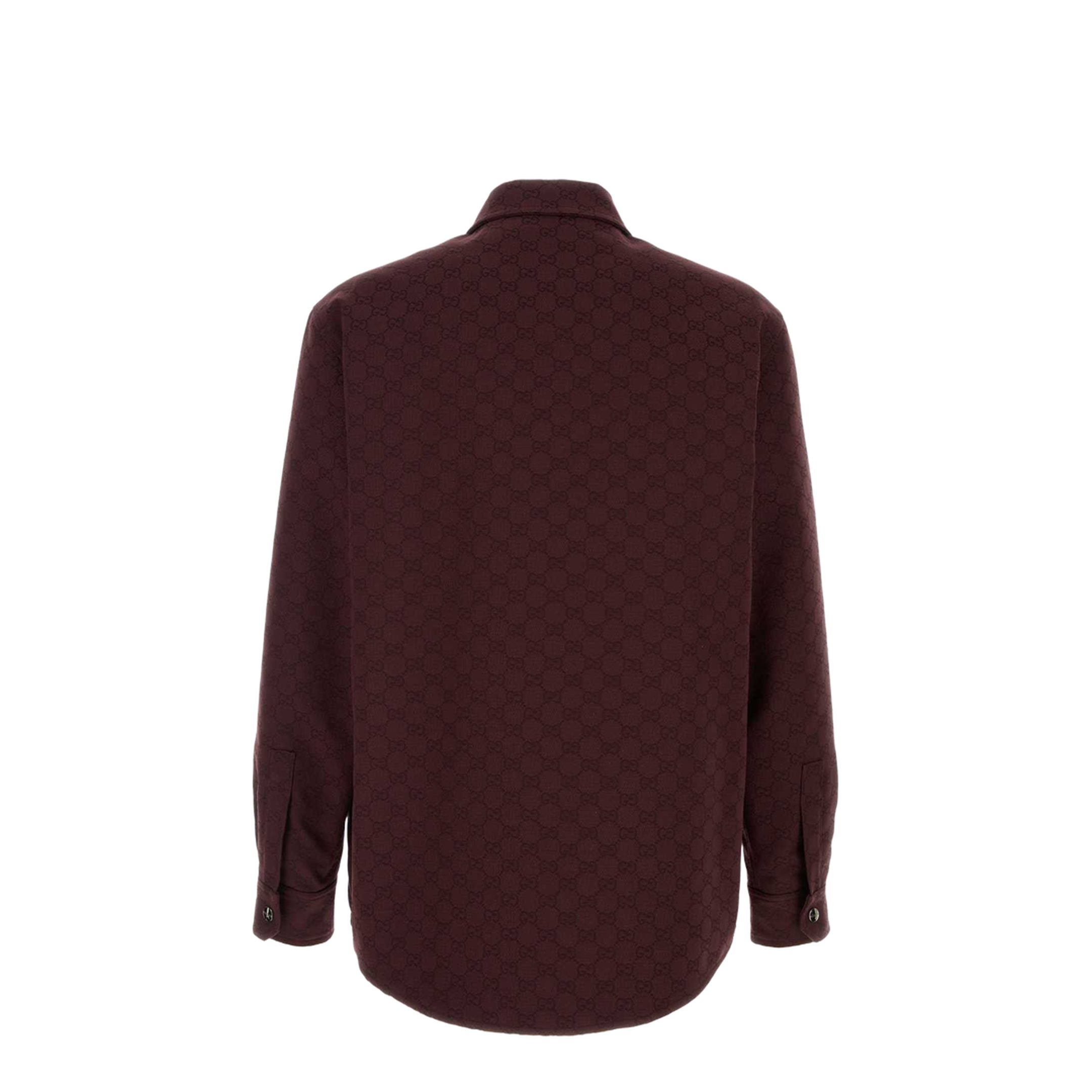 Burgundy GG Fabric Jacket