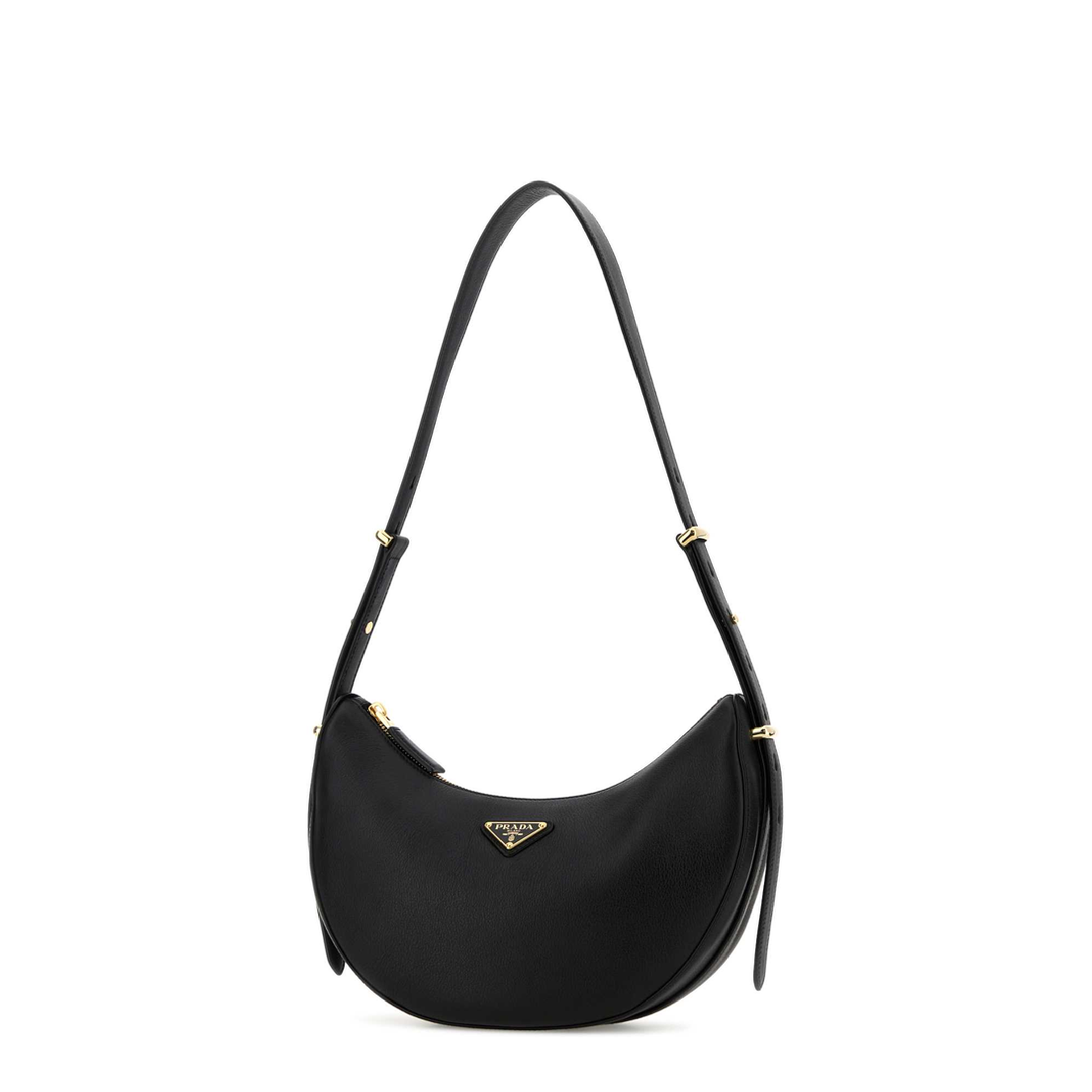Black Leather Shoulder Bag