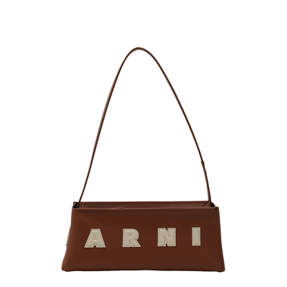 Museo Compact Baguette Bag Calfskin - Moca/Ivory