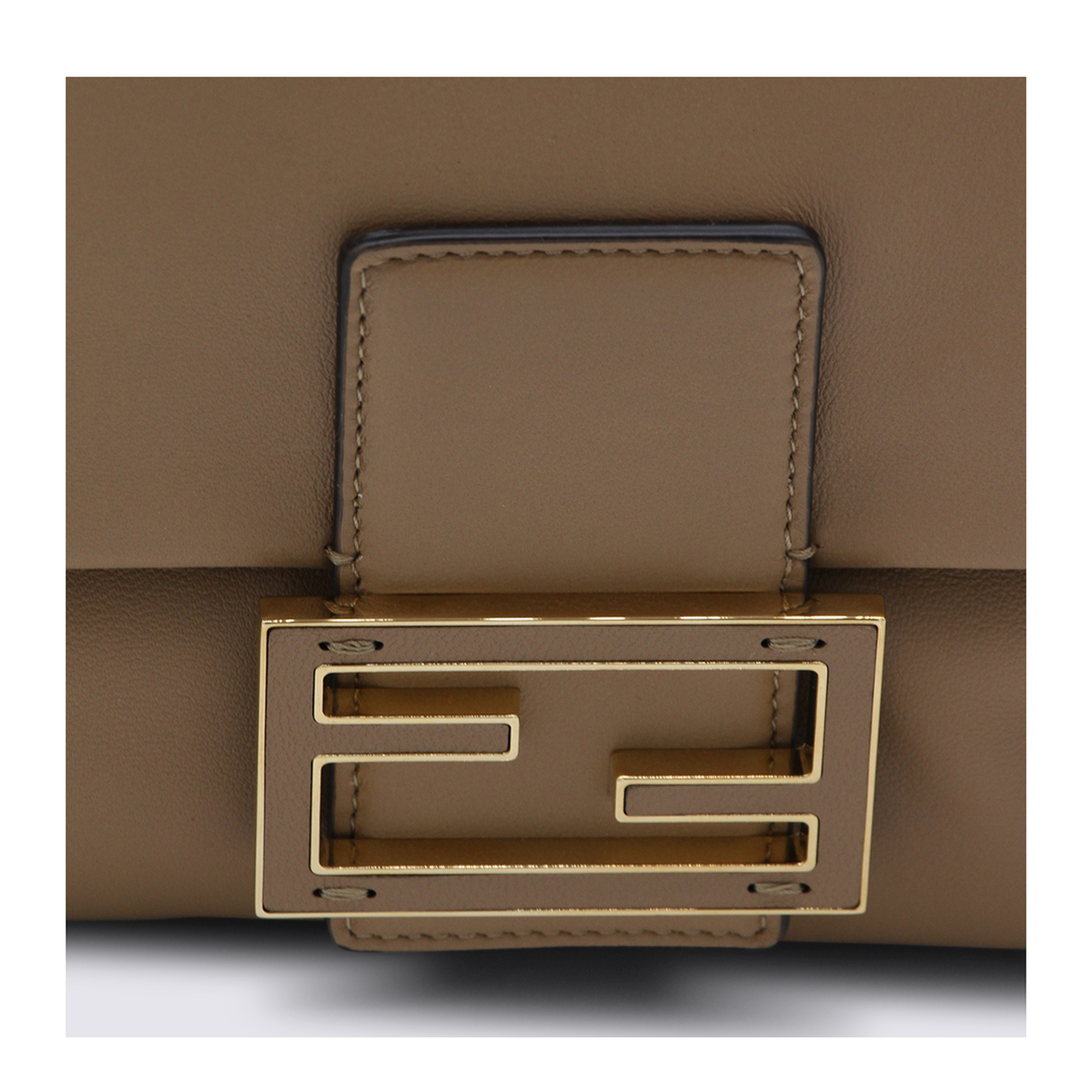 Baguette Large Leather Top Handle Bags - Brown