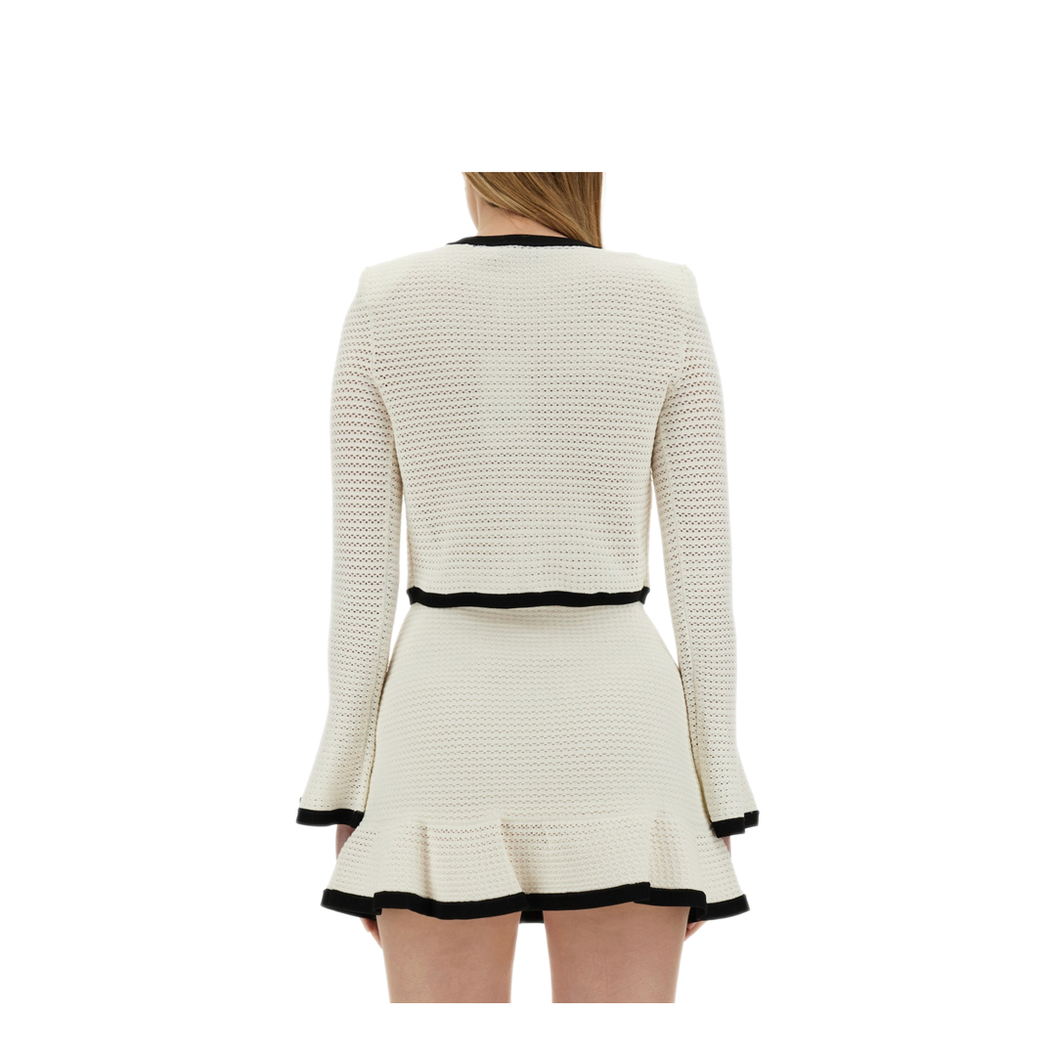 MAYFEYR - Self Portrait - Crochet Cardigan - SS24217JCWHITE