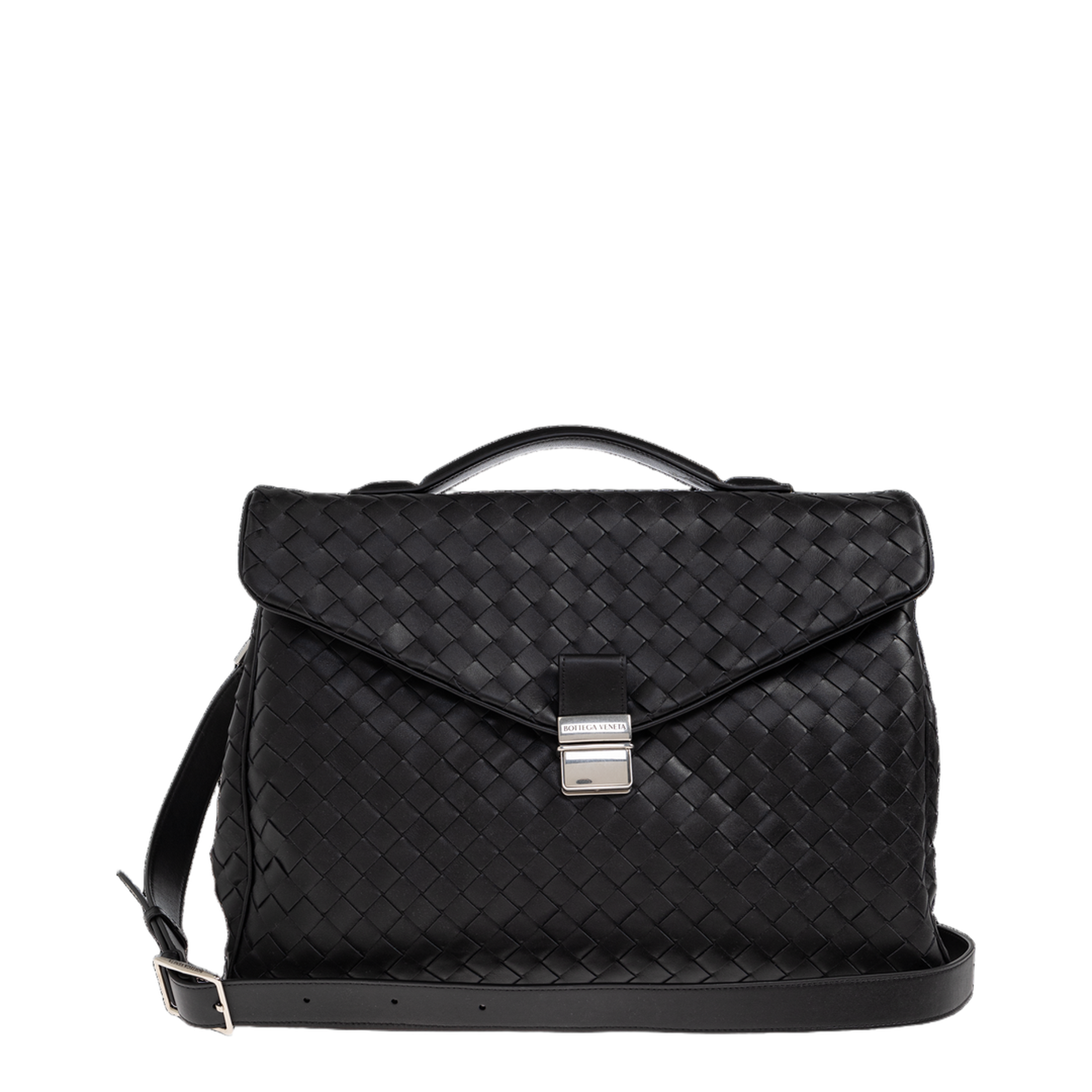 Archivist Calfskin Briefcase - Black