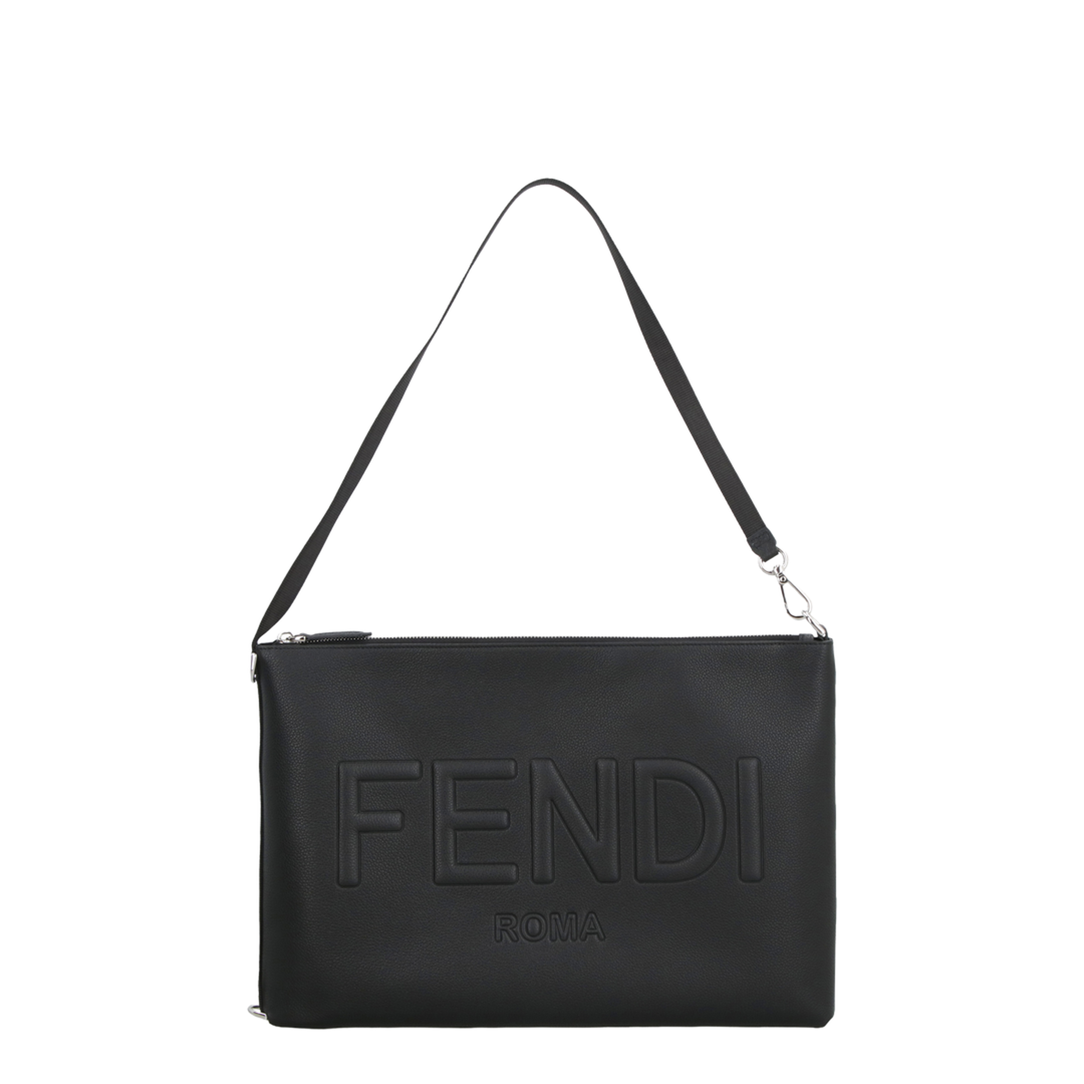 Roma
Black Leather Clutch