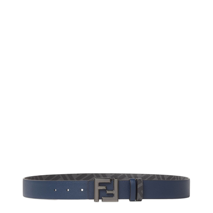 Squared FF Belt Leather Blue