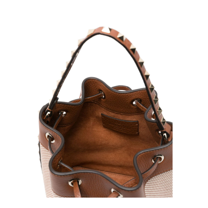 Rockstud Canvas Bucket Bag