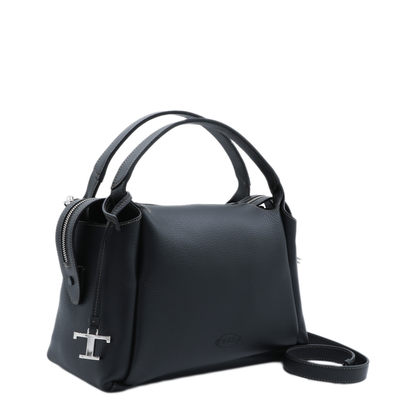 T Timeless Small Calfskin Handbag - Black