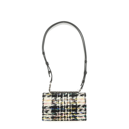 Jewelled Satchel Mini Tweed Crossbody Bag