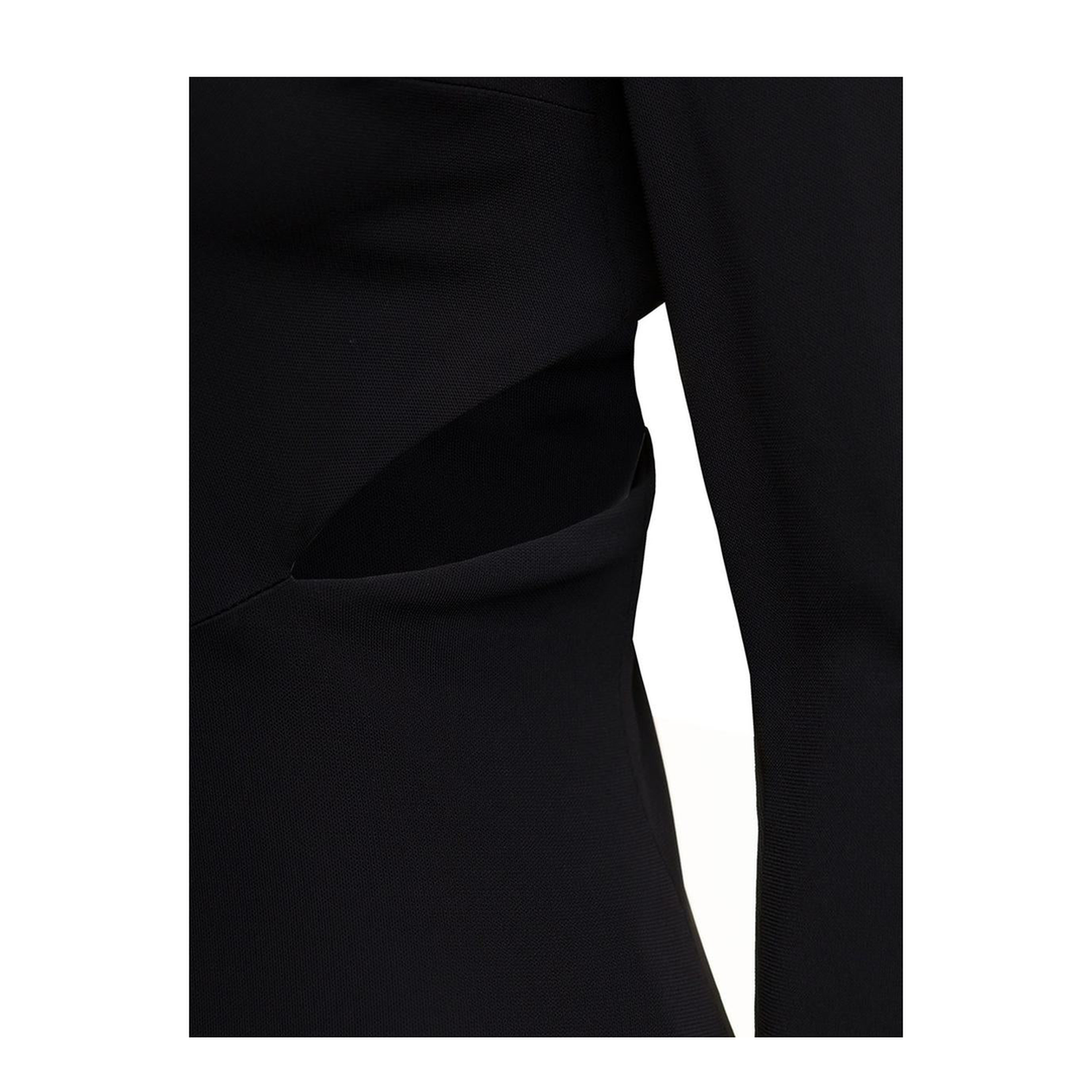 Long Cut-Out Hooded Dress