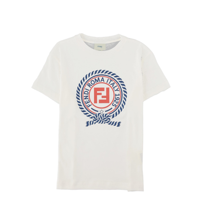 MAYFEYR - Fendi - T-Shirt Jersey Tinto Gesso - JMI512K7AJF0TU9