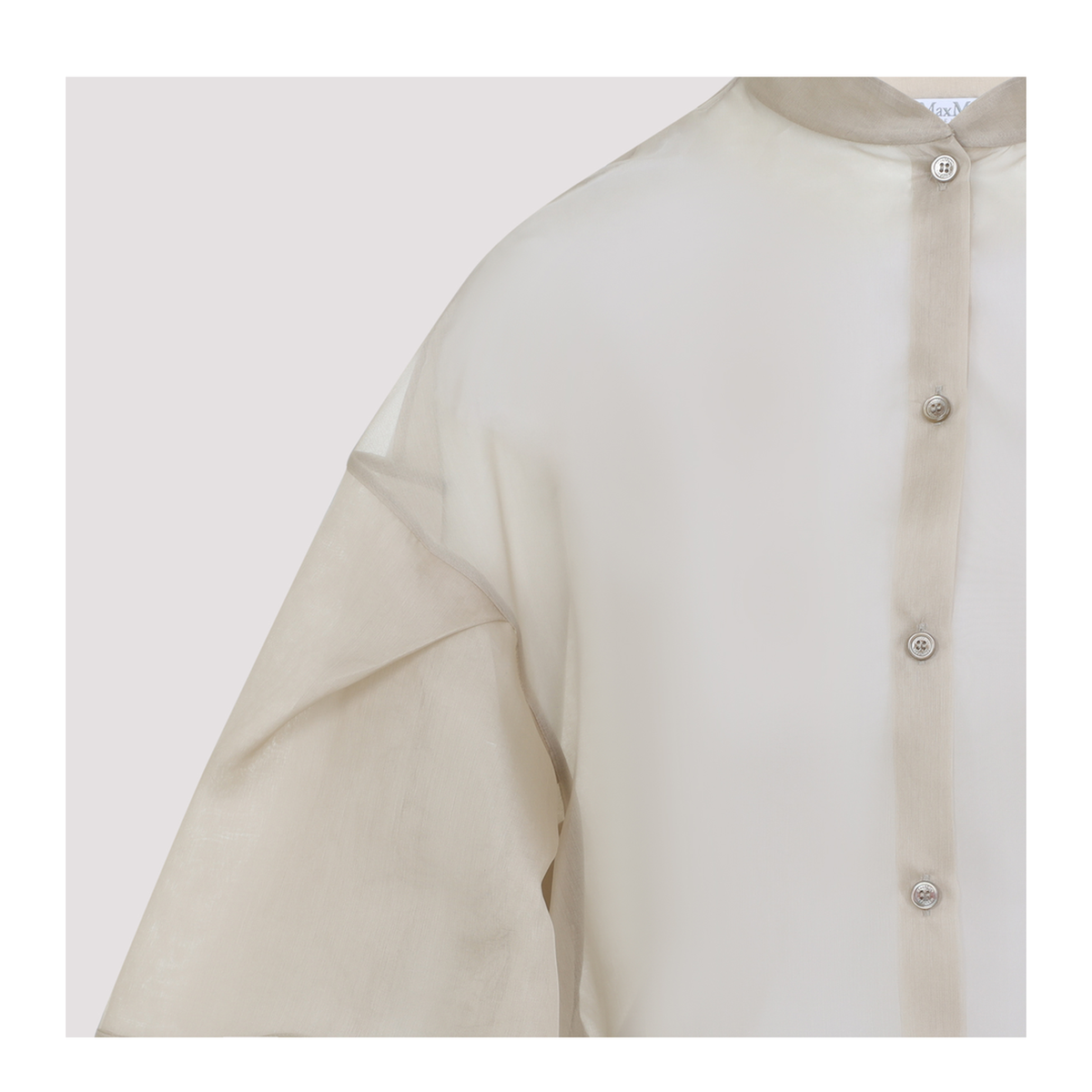 MAYFEYR - Max Mara - Beige Organza Silk Cape - 2614731032600001
