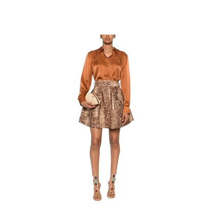 Hypnotic Satin Shirt Olive