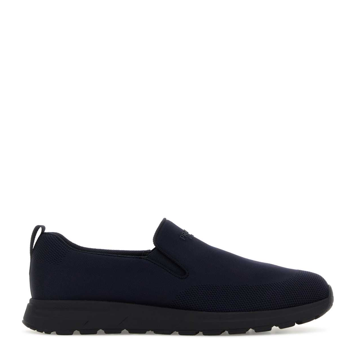 MAYFEYR - Prada - Dark Blue Jersey Slip Ons - 2DE157FG00158VF0124
