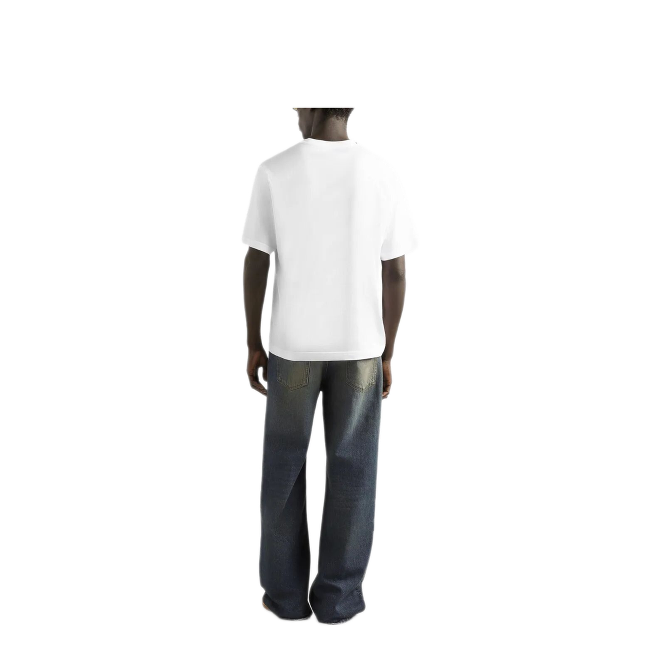 MAYFEYR - Dolce & Gabbana - Cotton T-Shirt With Patch - G8PN9ZG7PZFW0800