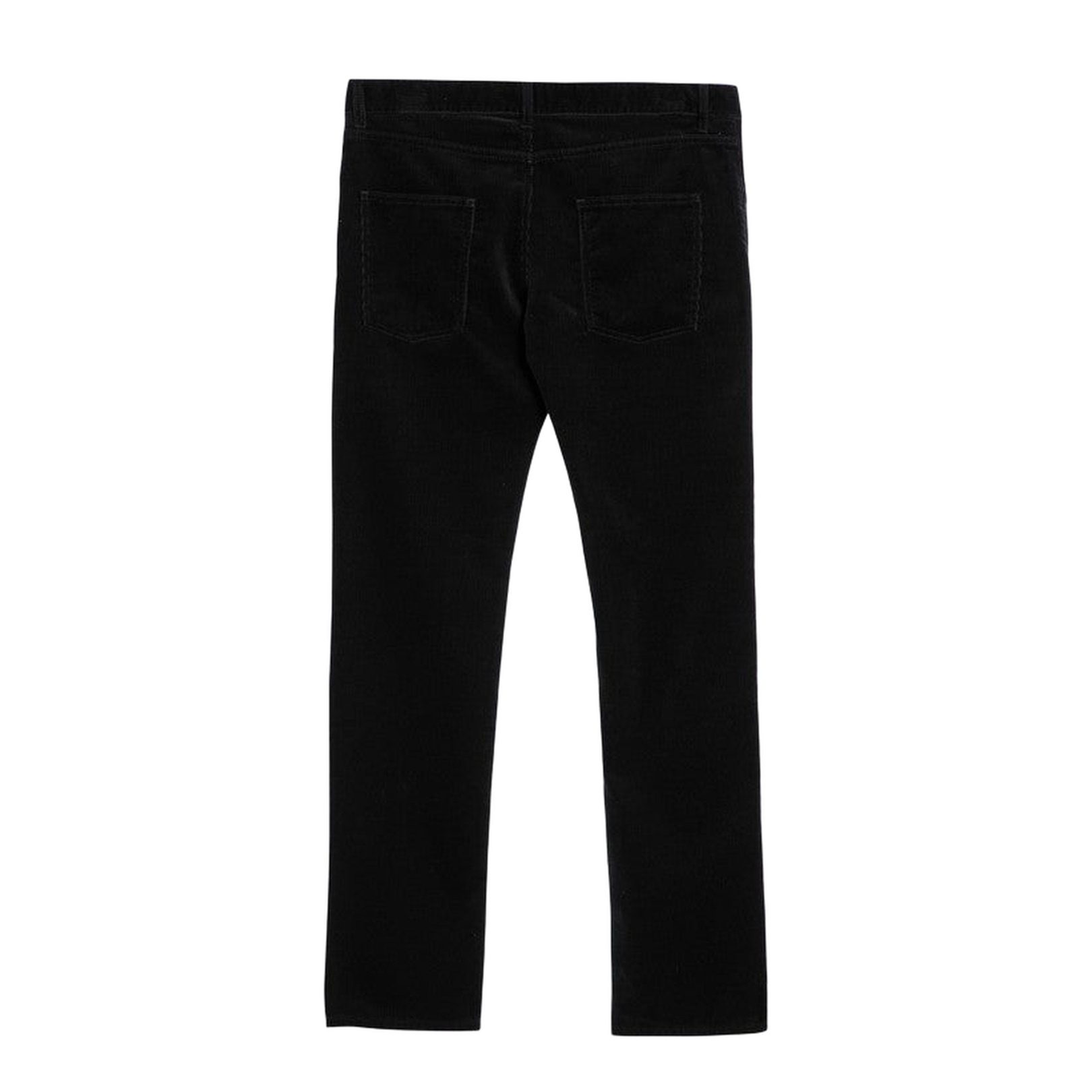 Black Corduroy Slim Trousers
