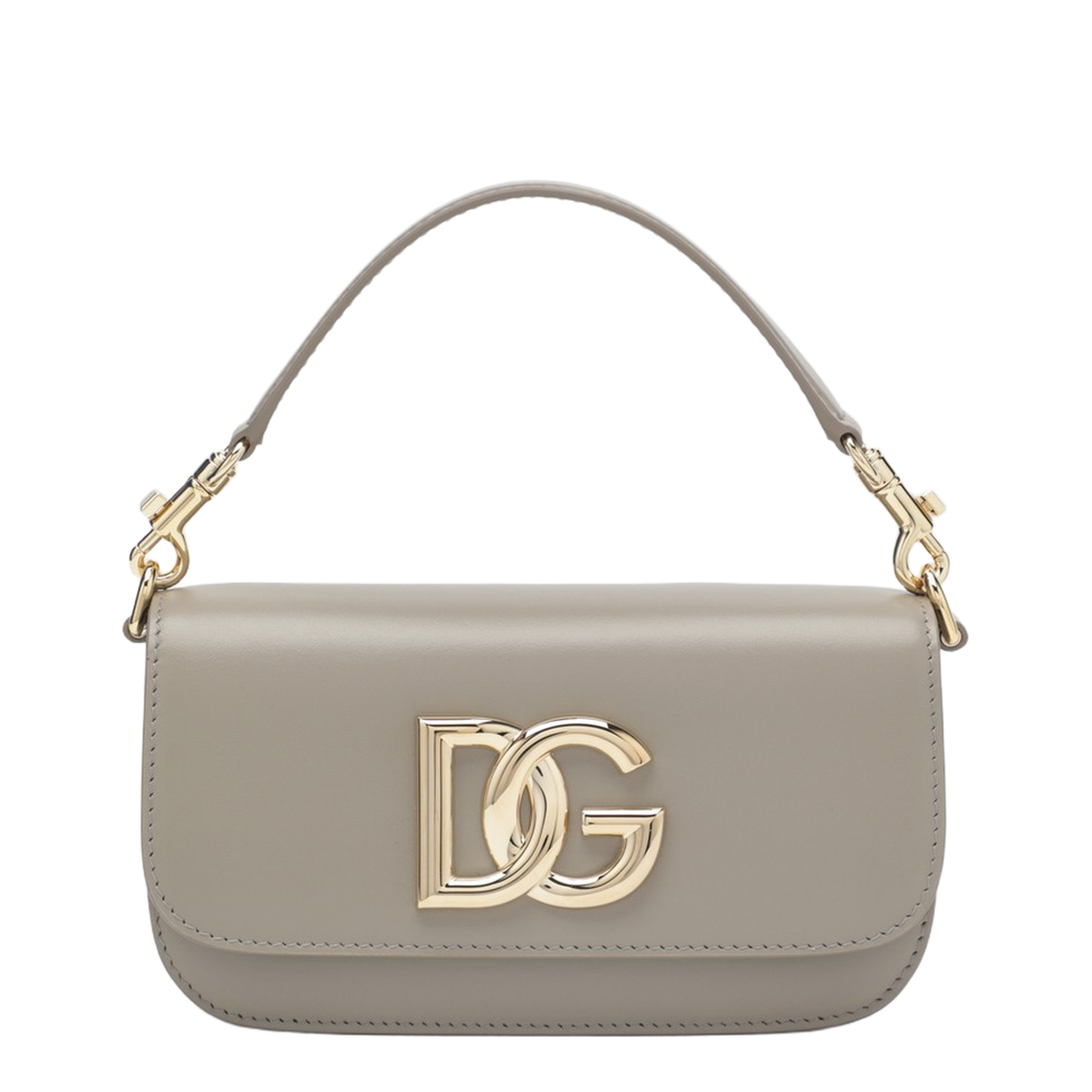 3.5 Leather Shoulder Bag in Taupe