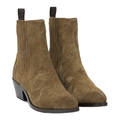 MAYFEYR - Sartore - Velour 45 Mm Cowboy Ankle Boots - SR3645VELOURRECIFE
