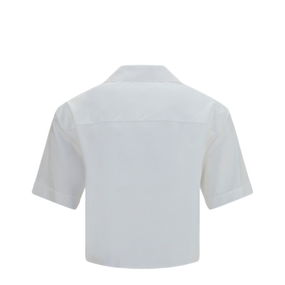 MAYFEYR - Versace - Cropped Cotton Poplin Shirt - 10256801A138781W000