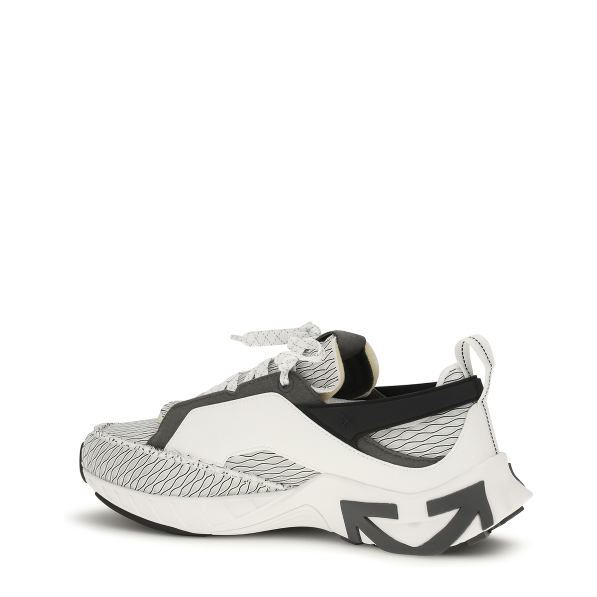 MAYFEYR - Off-White - M Space Memo Mesh Sneakers - OF05804101WHTBLK