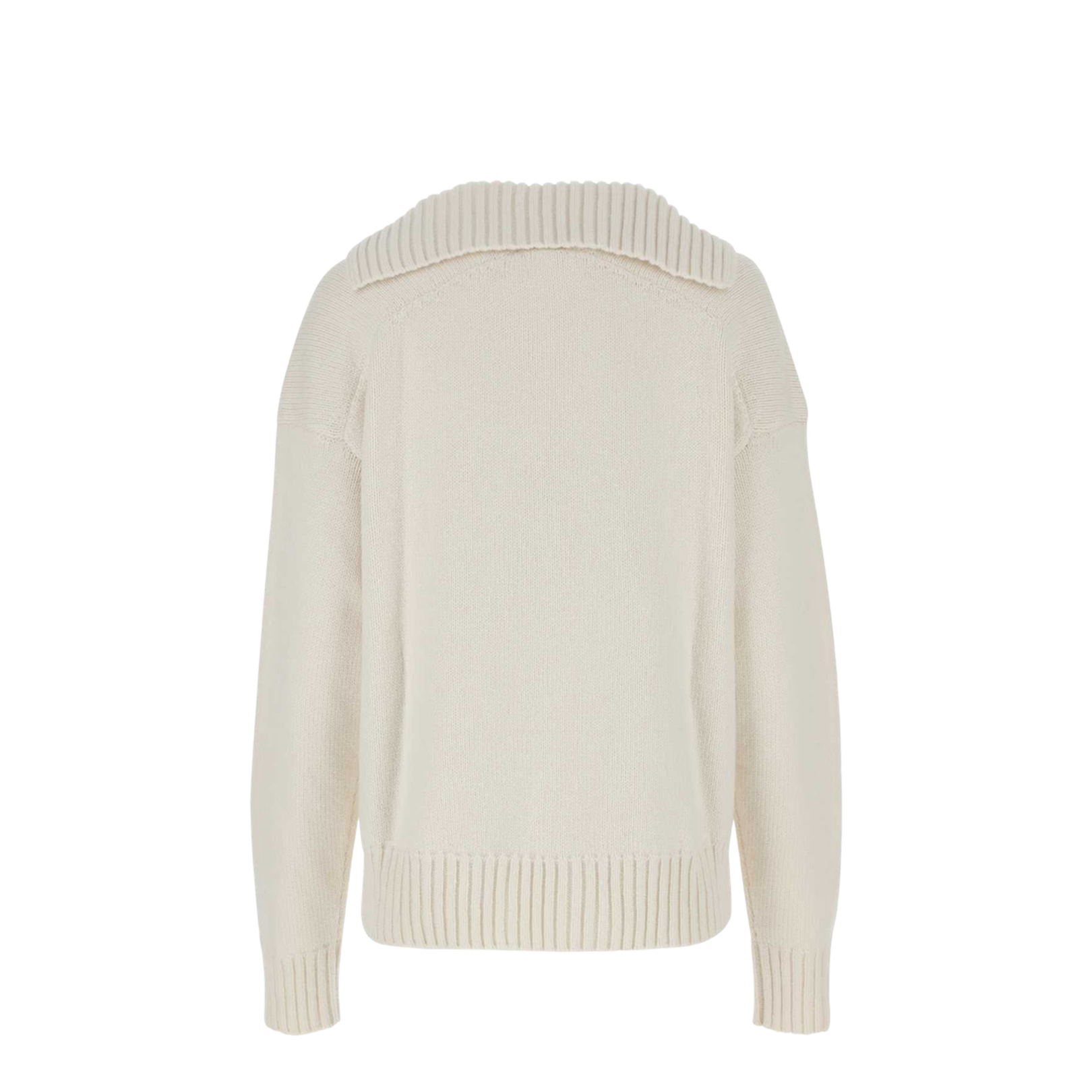 Ivory Cashmere Blend Oversize Sweater