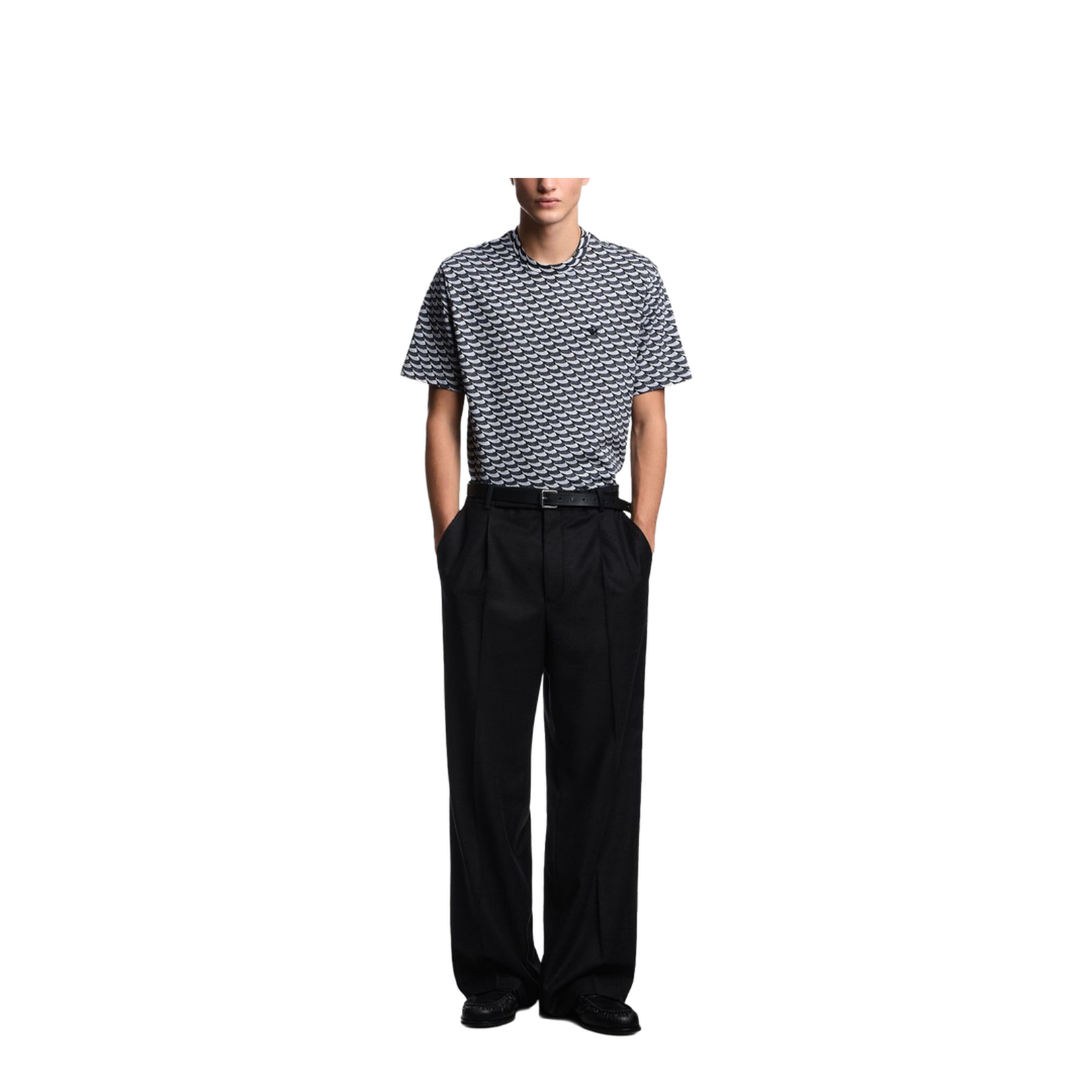 Icon Jacquard Jersey Jumper with Op-Art Motif