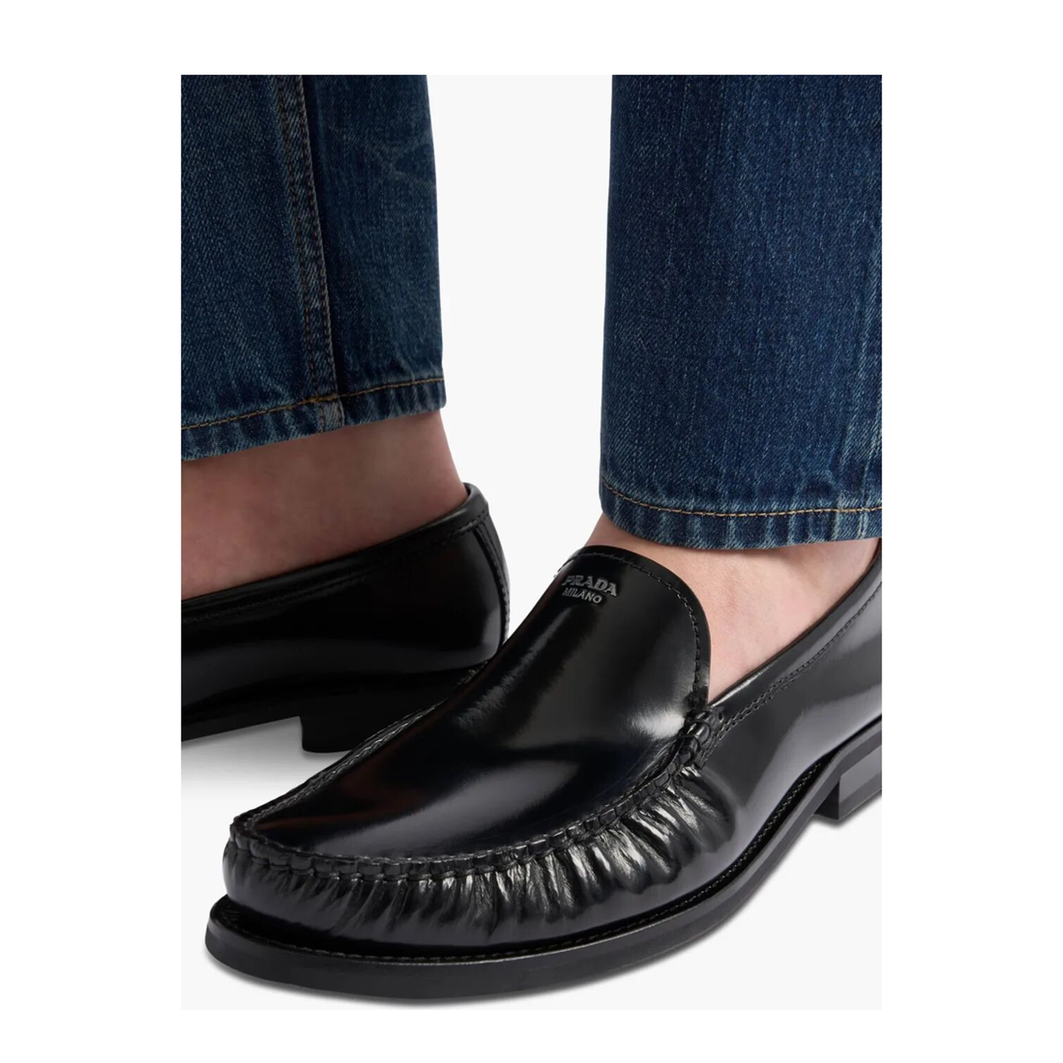 MAYFEYR - Prada - Brushed Leather Loafers - 2DB229FX000055