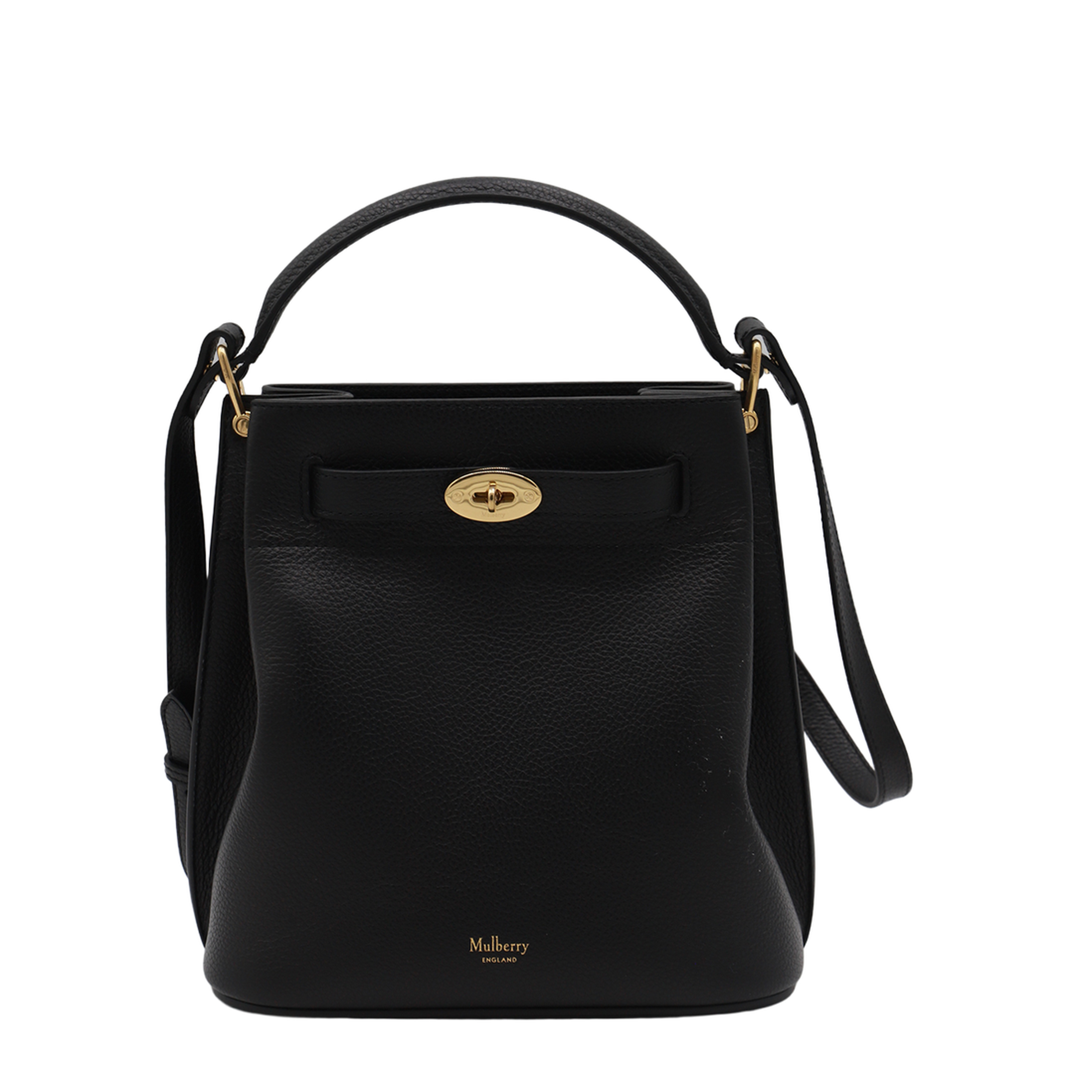 Islington Bucket Bag Small Classic Grain - Black