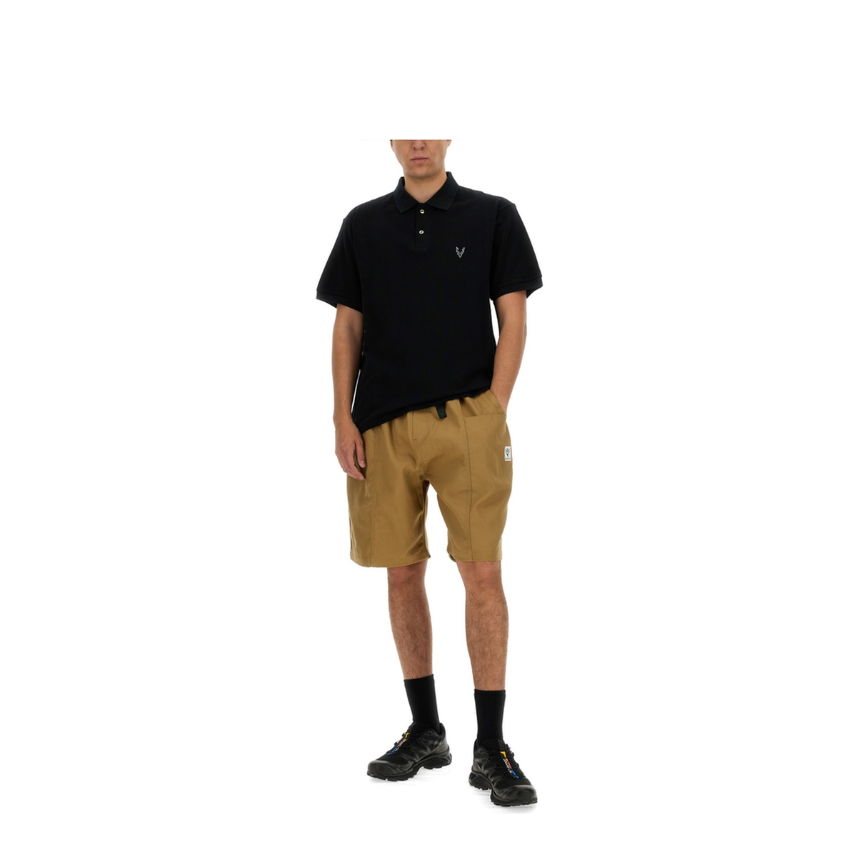 MAYFEYR - SOUTH2 WEST8 - Cotton Bermuda Shorts - OT499AKHAKI
