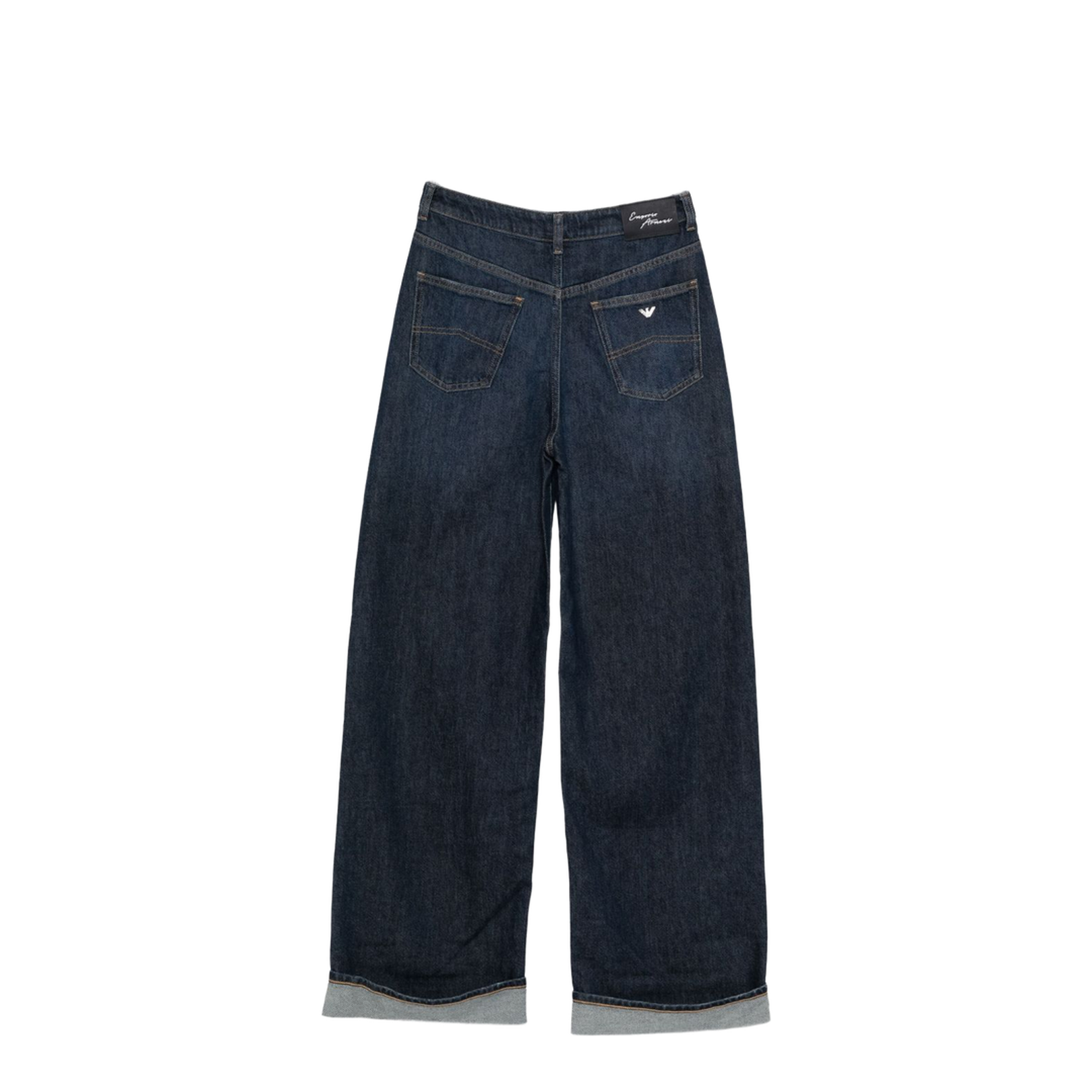 Wide-Leg Denim Jeans