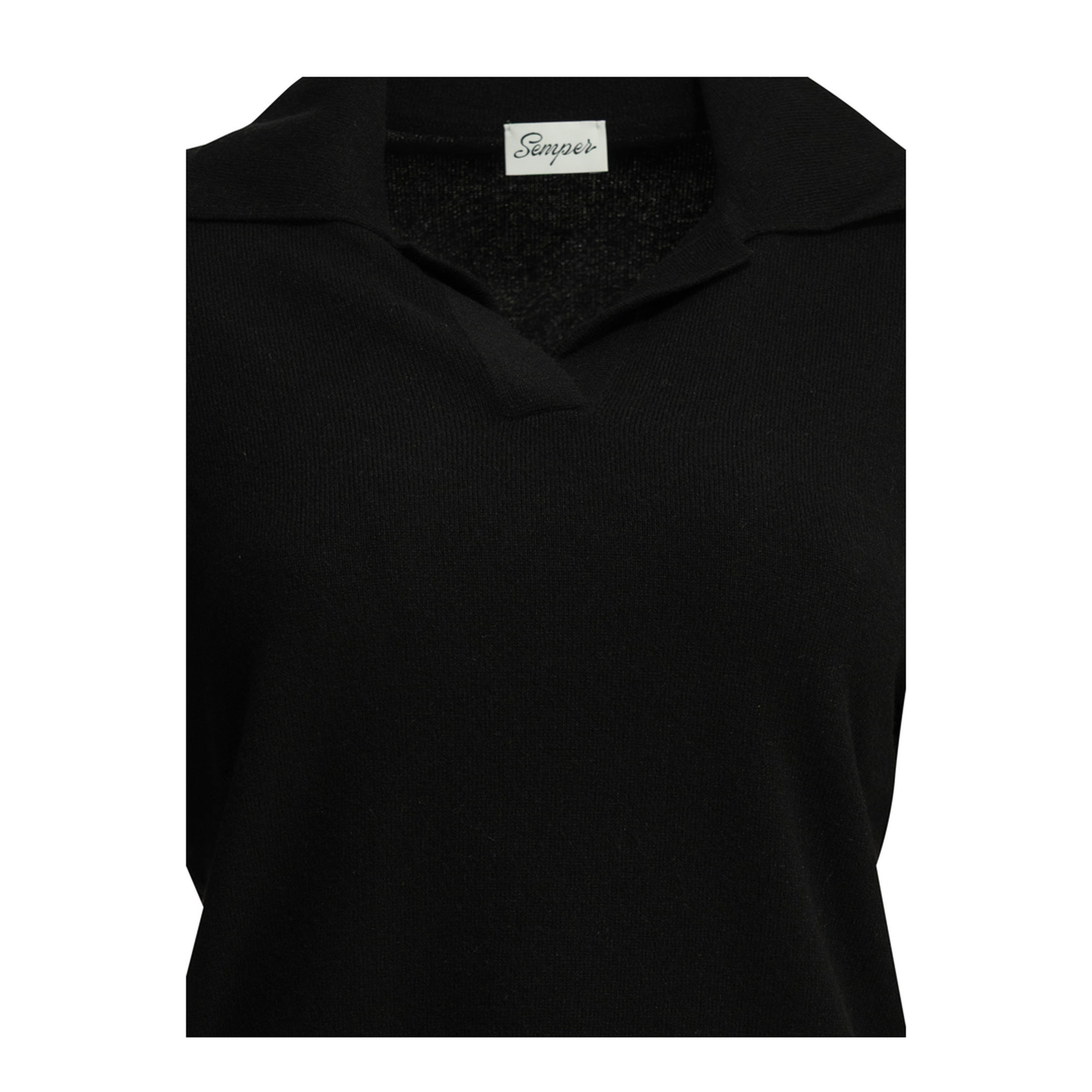 MAYFEYR - Semper - Cashmere Polo Sweater - WMNPOLOCASHNERO