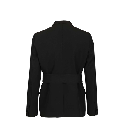 Virgin Wool Blazer With Belt