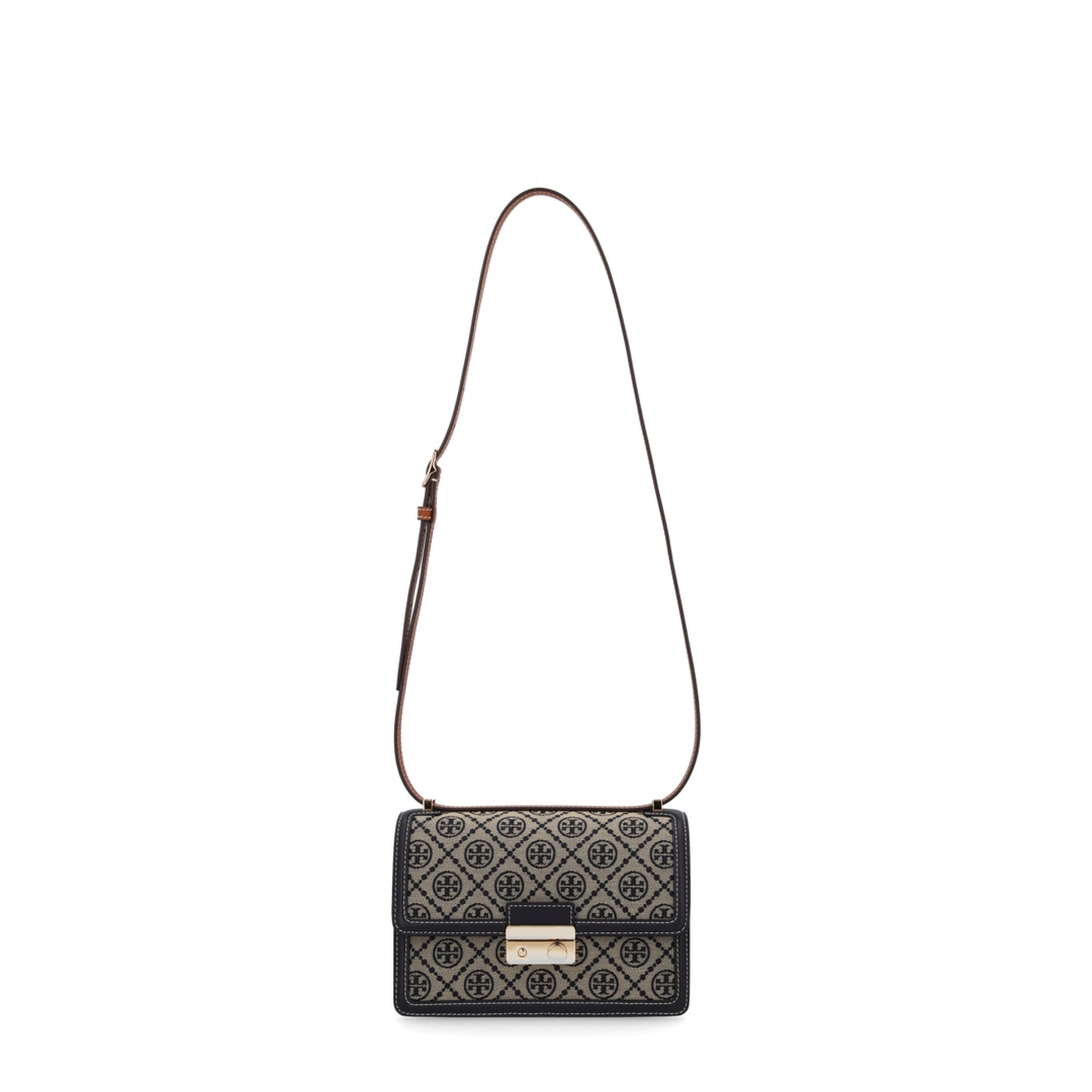T Monogram Crossbody Bag