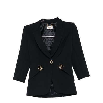 MAYFEYR - Elisabetta Franchi - Jackets Black - GI21561E2110