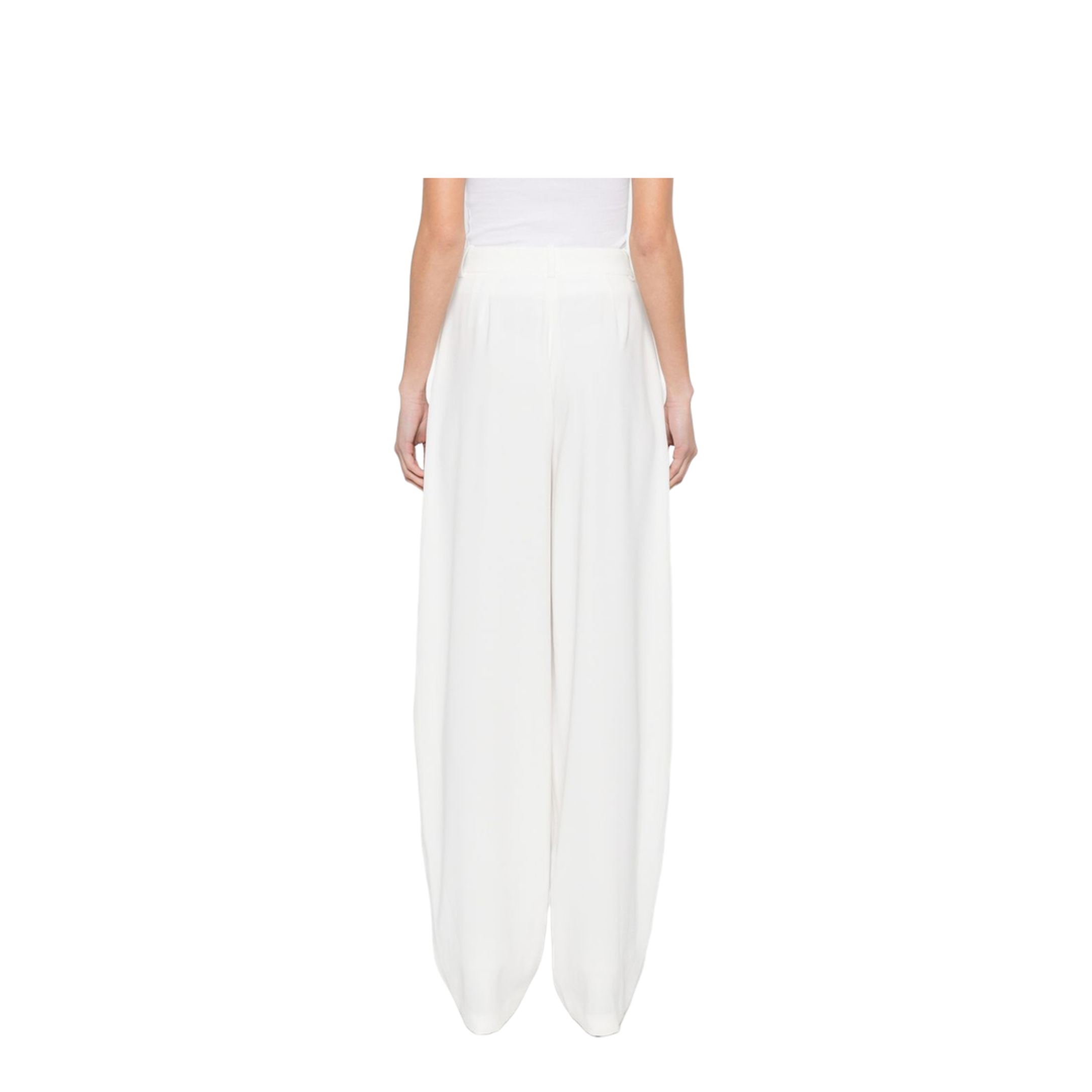 MAYFEYR - Elisabetta Franchi - Trousers Ivory - PA17861E2360