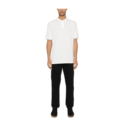 Cotton Piquet Polo with Embroidered Logo