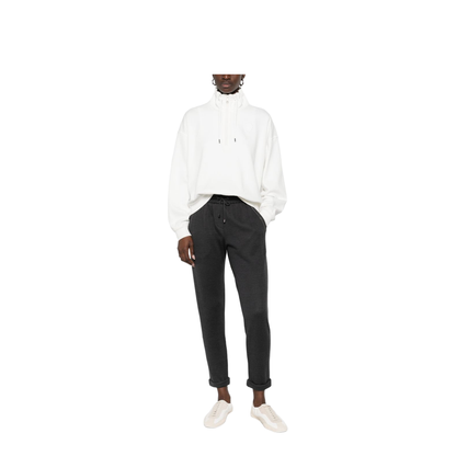 Cotton High-neck Sweater