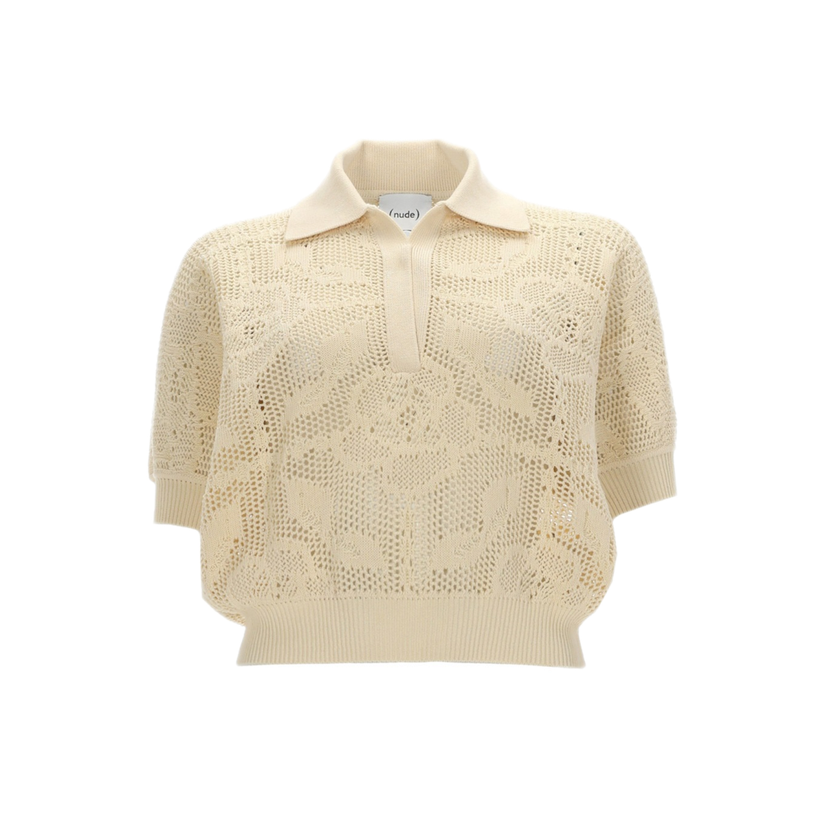 MAYFEYR - NUDE - Polo In Maglia Trafirata - 1101E2632301