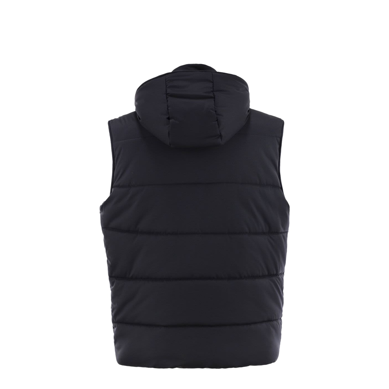 Hooded Sleeveless Jacket