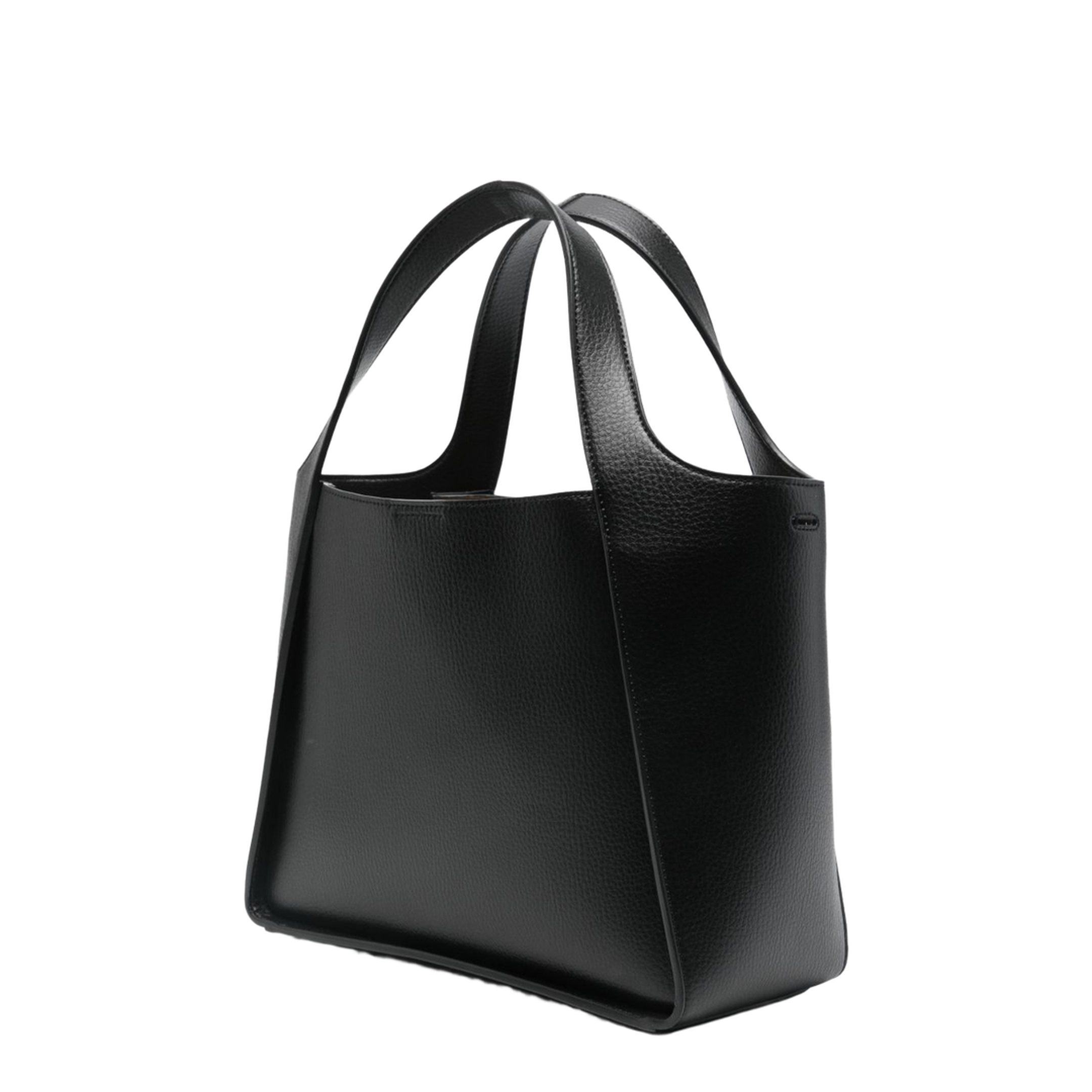 Logo Large Studded Tote Bag - Black