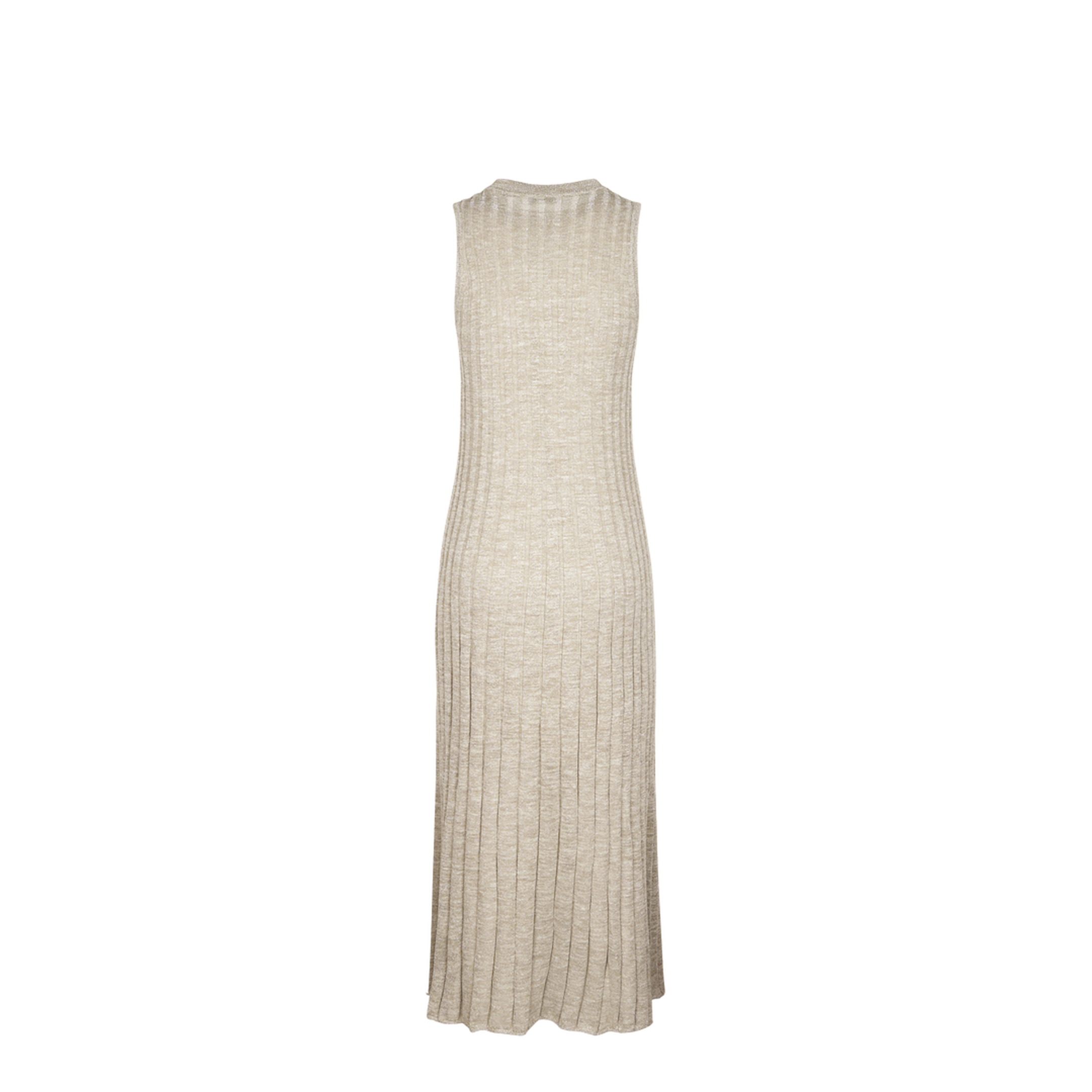 Ribbed-Knit Maxi Dress - Ivory