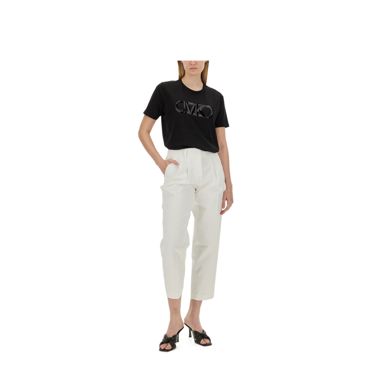 MAYFEYR - MICHAEL BY MICHAEL KORS - Cropped Pants - MR430NCATQ100WHITE