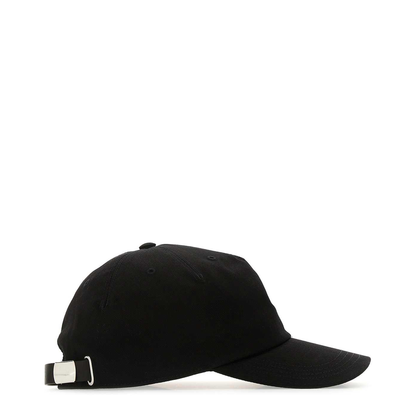 MAYFEYR - Alexander Mcqueen - Black Gabardine Baseball Cap - 6328964105Q1078