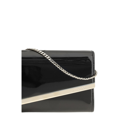 MAYFEYR - Jimmy Choo - Emmie Leather Clutch - J000157030BLACKLIGHT