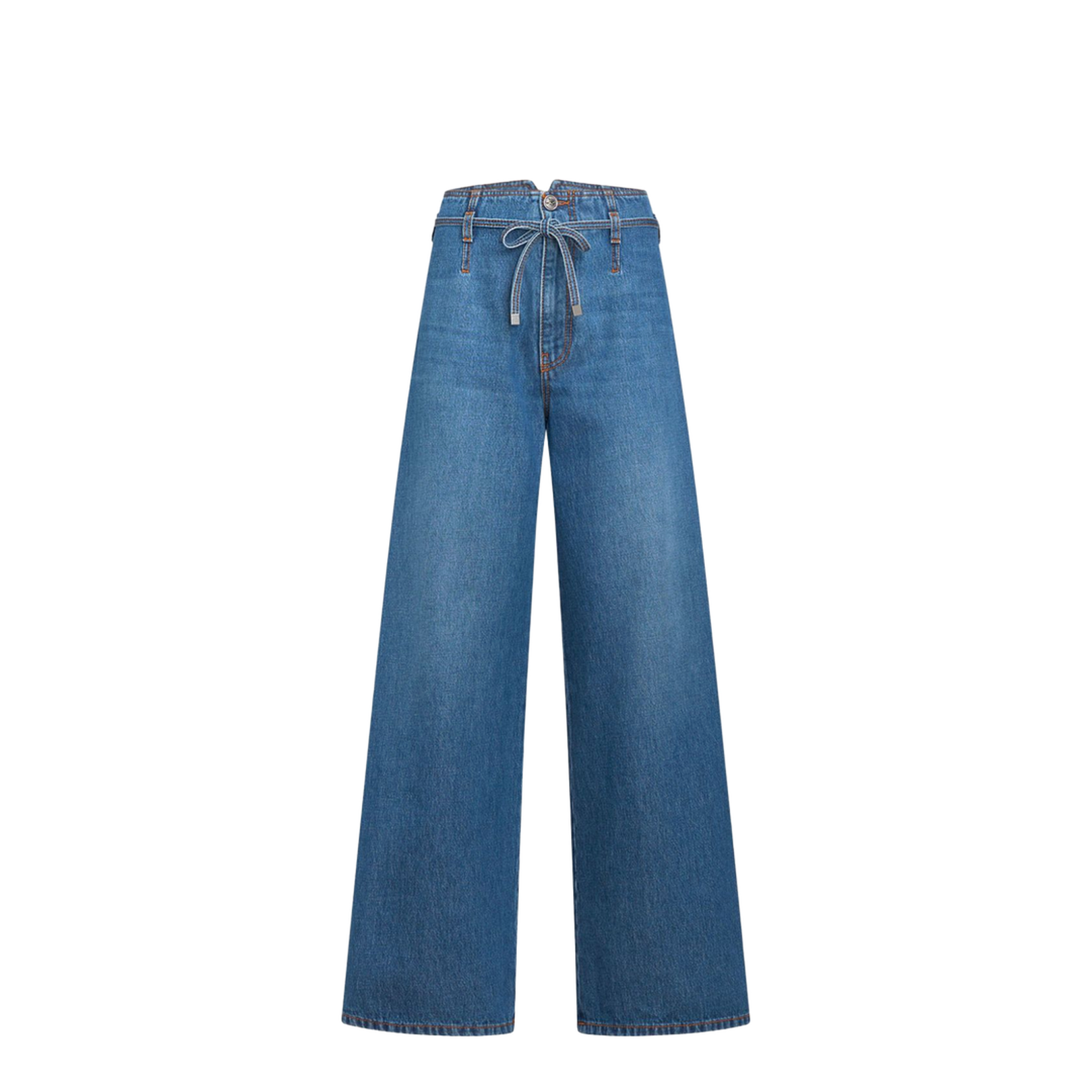 Wide Leg Denim Jeans