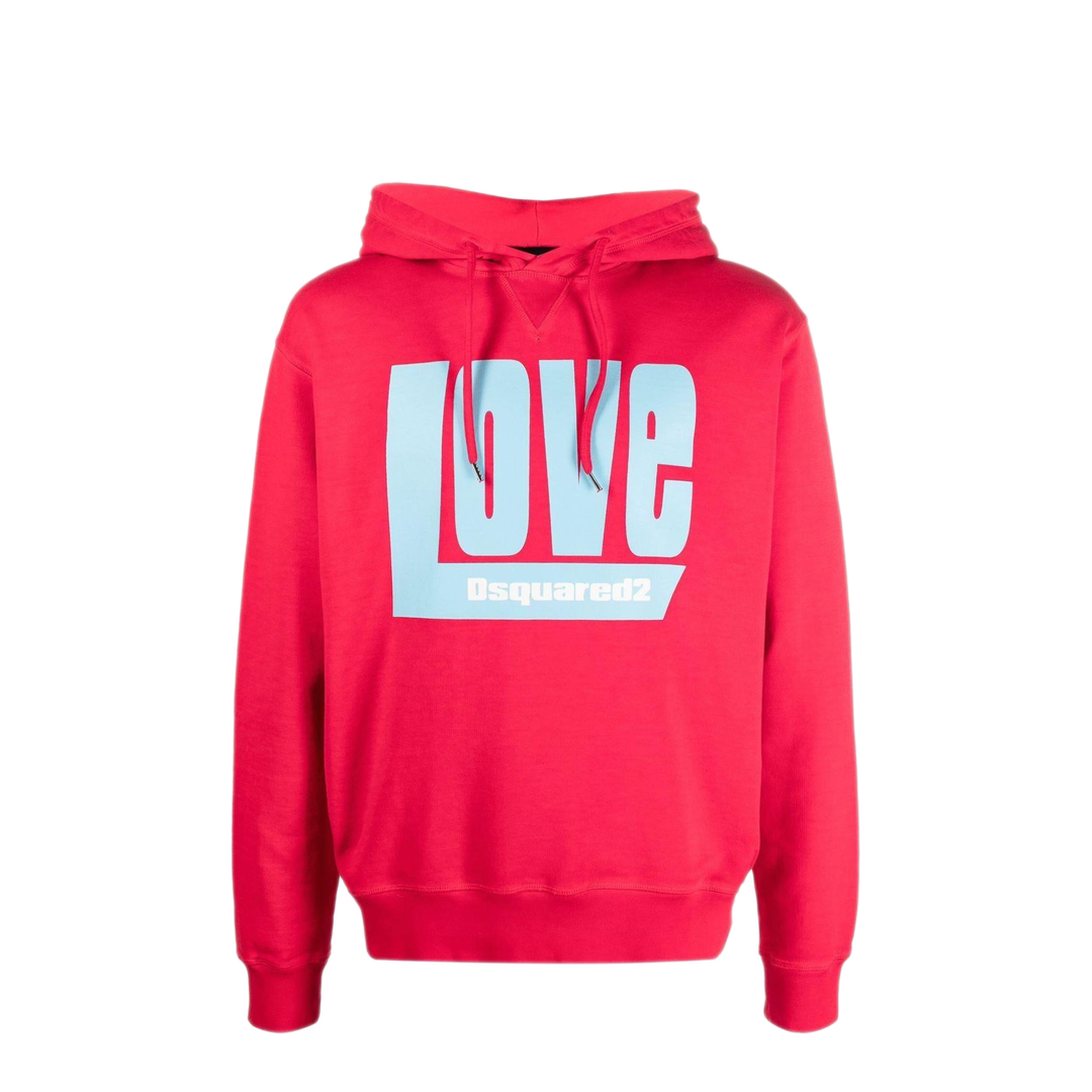 MAYFEYR - Dsquared2 - Love Logo-Print Hoodie - S71GU0549S25030315