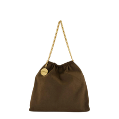Falabella Medium Polyester Shoulder Bag - Brown (Moka)