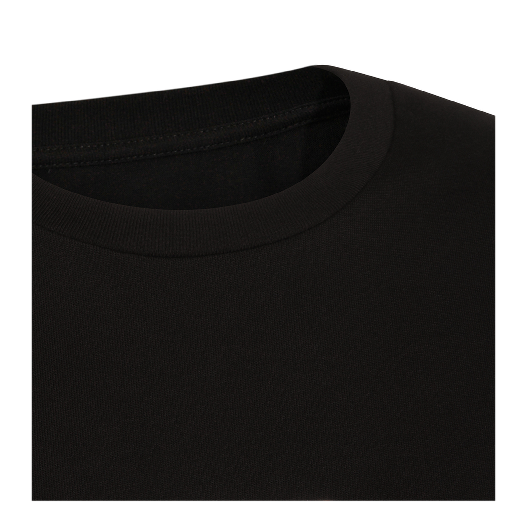 Black Cotton T-Shirt